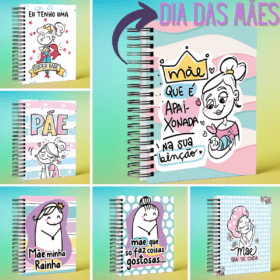 Kit 24 Capas A5 - Dia das Mães