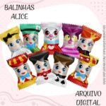 Balinhas Alice no País das Maravilhas