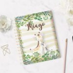 Capa Caderneta de Saúde - Girafinha Mãe e Filho
