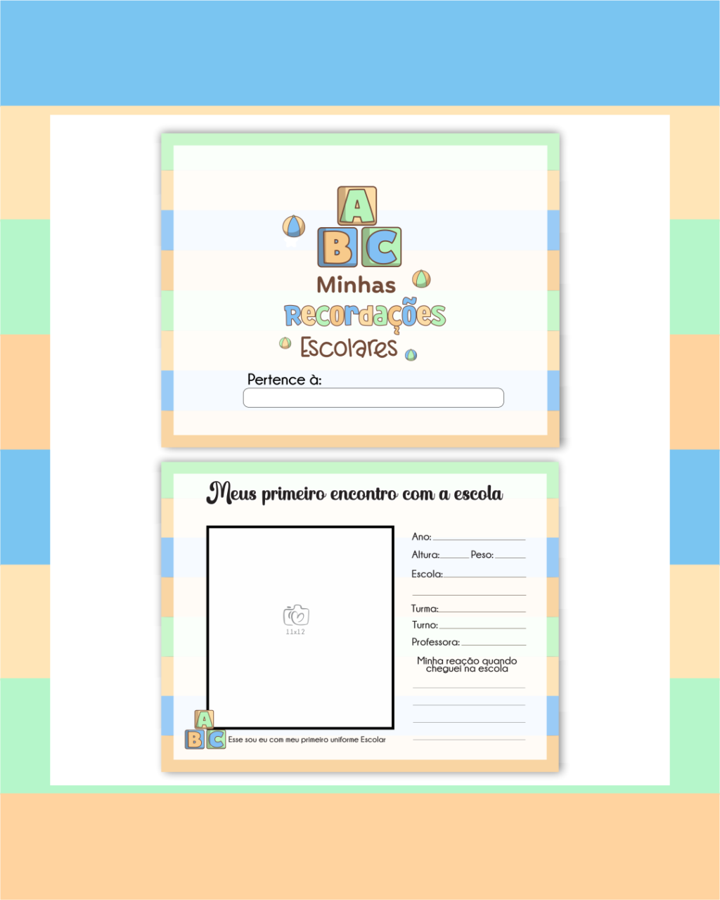 Combo Escolar ABC 2023 - Menininha e Menininho - Imagem 7