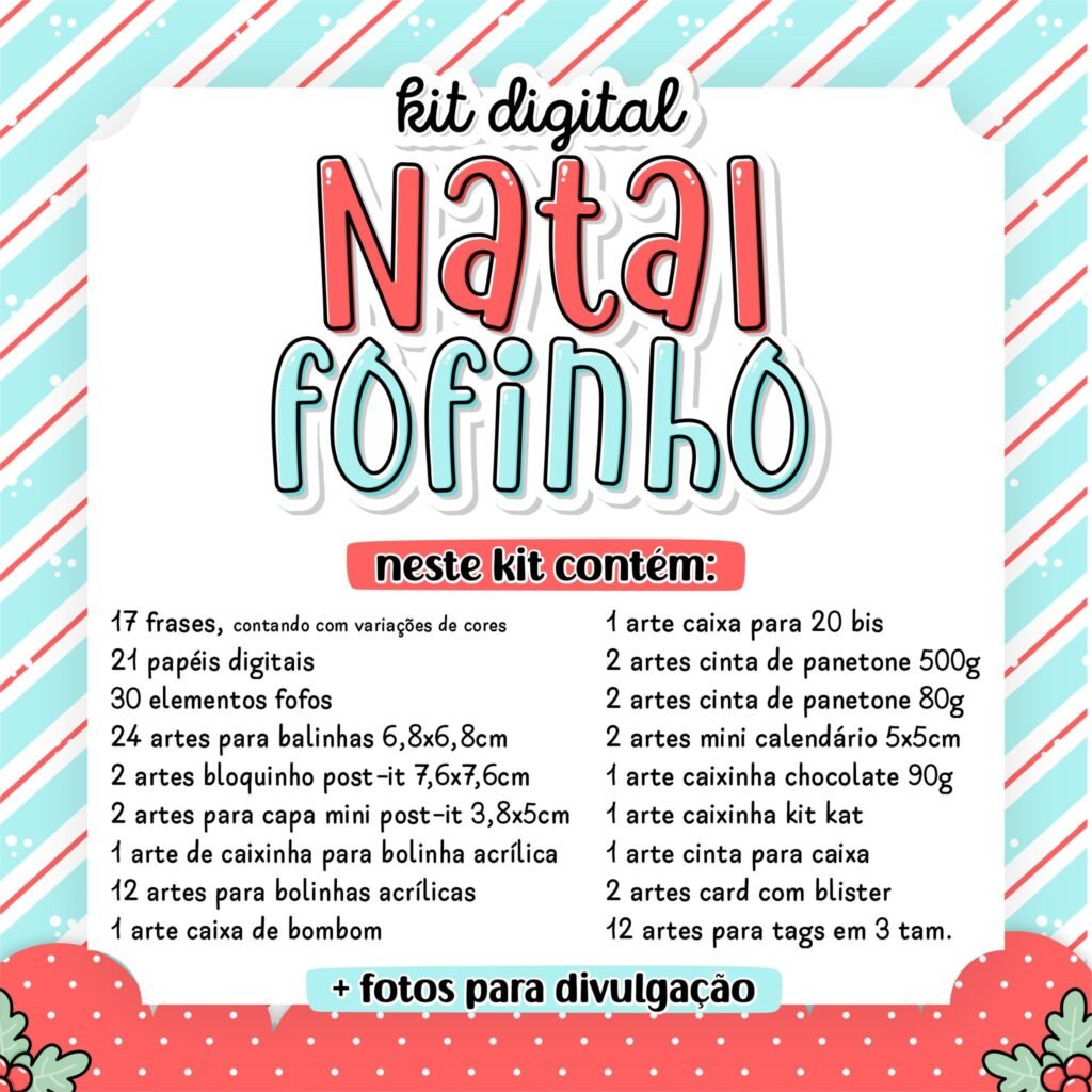 Kit Bis Natal - Arte Digital