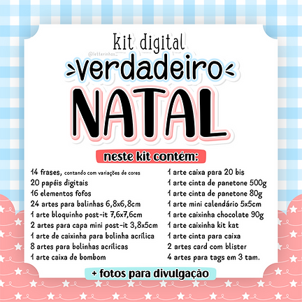 Kit Bis Natal - Arte Digital