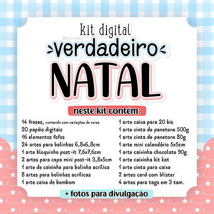 Kit Arquivo Digital em PNG Natal 4