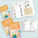 Caderno de Atividades | Páscoa Coelho e Cordeiro | Brochura A5 + A6 - Imagem 3