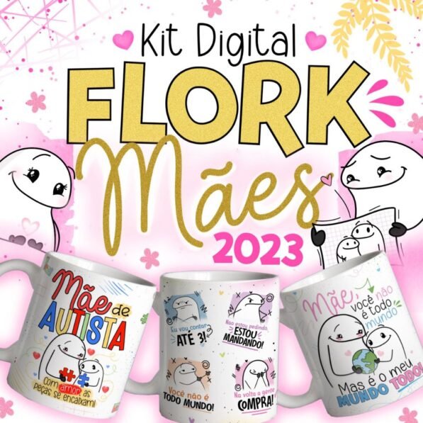 KIT DIGITAL FLORK PAI – Ana Melim Studio Art