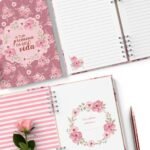 Kit 10 Capas e Miolo Decorado Coleção Jardim de Rosas - Imagem 6