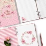 Kit 10 Capas e Miolo Decorado Coleção Jardim de Rosas - Imagem 8