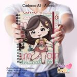 Caderno Pautado A5 – Artesã - 3 Capas + Miolo