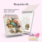 Caderno Pautado A5 + Bloquinho A6 – Tea Cup and Pot - Imagem 2