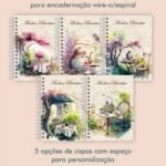 Caderno de Receitas Wire-o, Espiral e Costura - Imagem 2