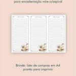 Caderno de Receitas Wire-o, Espiral e Costura - Imagem 5
