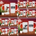 Pack Canecas, Camisas, Bodys e Azulejos São Jorge - Imagem 4