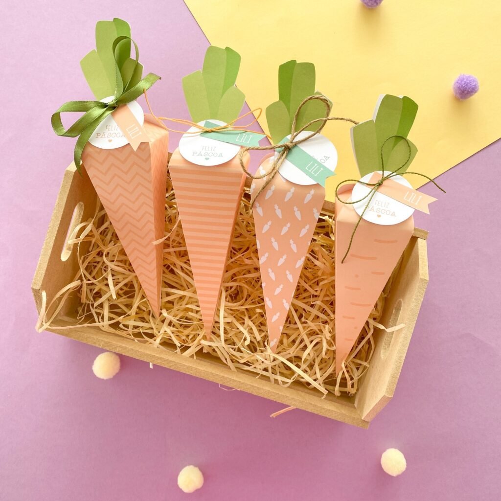 Caixas Cenoura Páscoa - Imagem 1