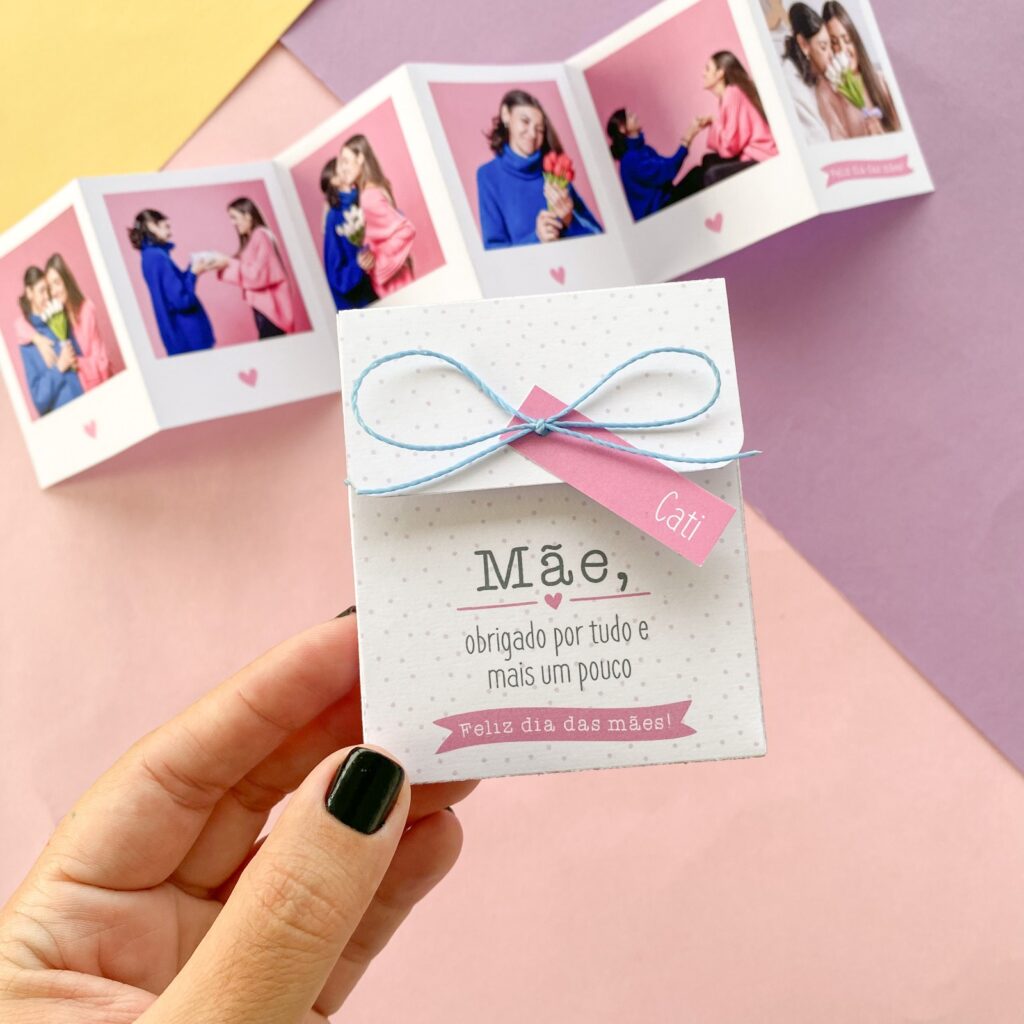 Caixinha Porta Fotos - Dia das Mães - Imagem 4