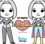 Kit Digital Supermãe Tons Claros