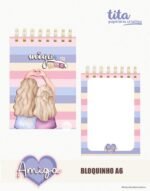 Amigas - Kit Digital + Kit Encadernação - Imagem 8