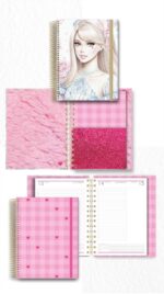 Combo 15 Capas A5 Pink Girl + Bolso Glitter - Imagem 4
