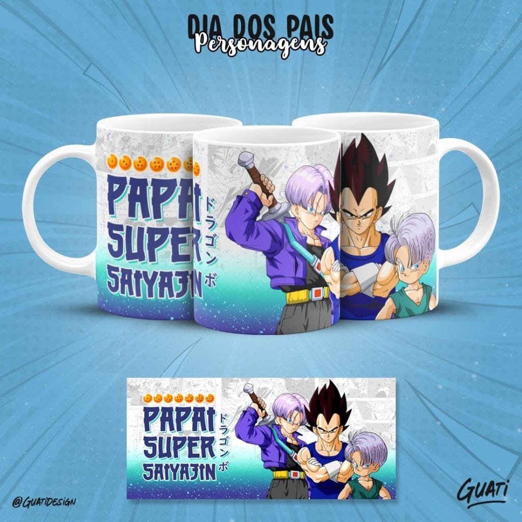 Azulejo Personalizado Dbz Super Sayajin