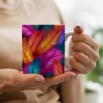 20 Estampas Penas 3D p/Canecas - Imagem 16