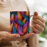 20 Estampas Penas 3D p/Canecas - Imagem 20