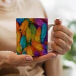 20 Estampas Penas 3D p/Canecas - Imagem 21