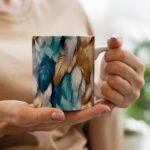 20 Estampas Penas 3D p/Canecas - Imagem 9