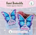 Arquivo Digital - Card Barbie + Card Borboleta - Imagem 2