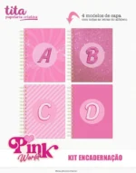Pink World - Kit Encadernação - Imagem 6