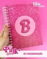 Pink World - Kit Encadernação