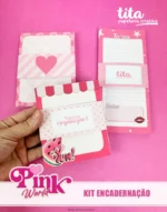 Pink World - Kit Encadernação - Imagem 8