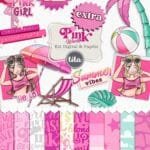 Pink World - Kit Digital Extra - Summer