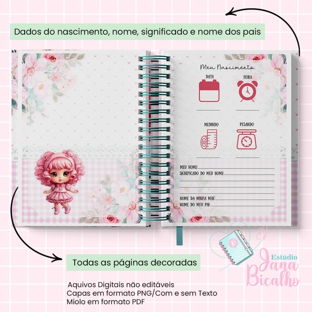 BONECA LIVRO INFANTIL DE PAPEL PARA IMPRIMIR PDF