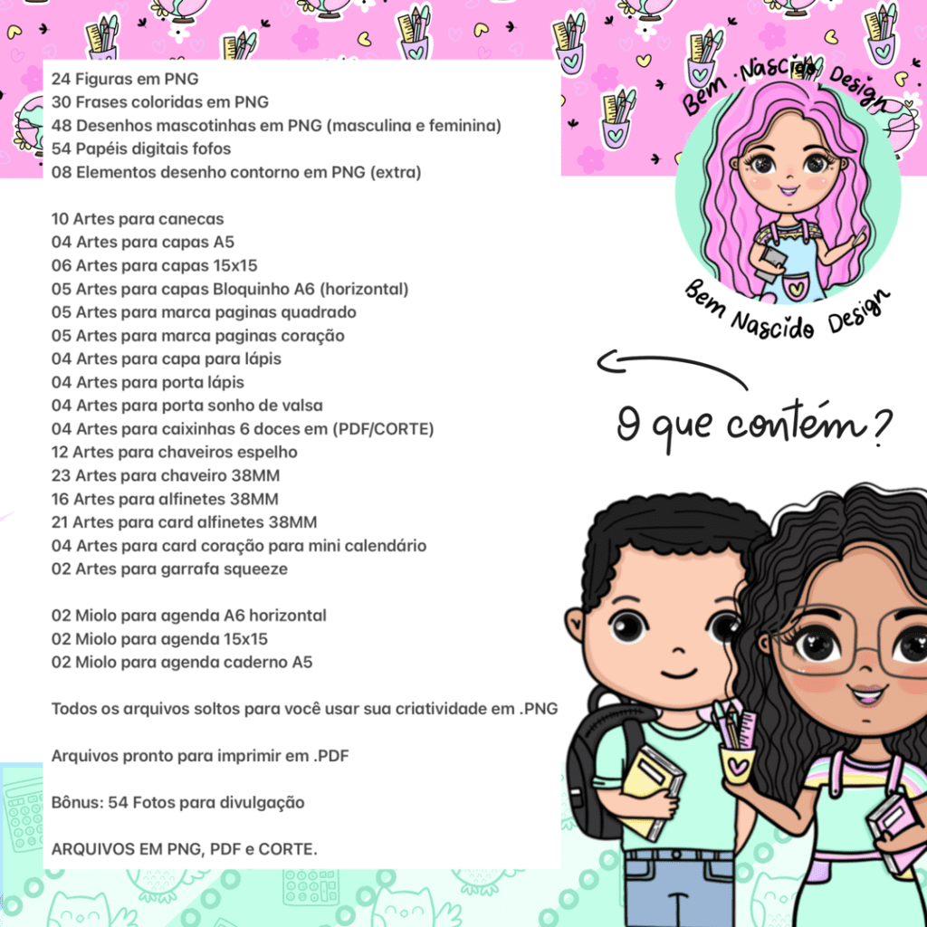 Kit Digital + Mimos - Dia dos Professores – 2023 (BN) - Imagem 12