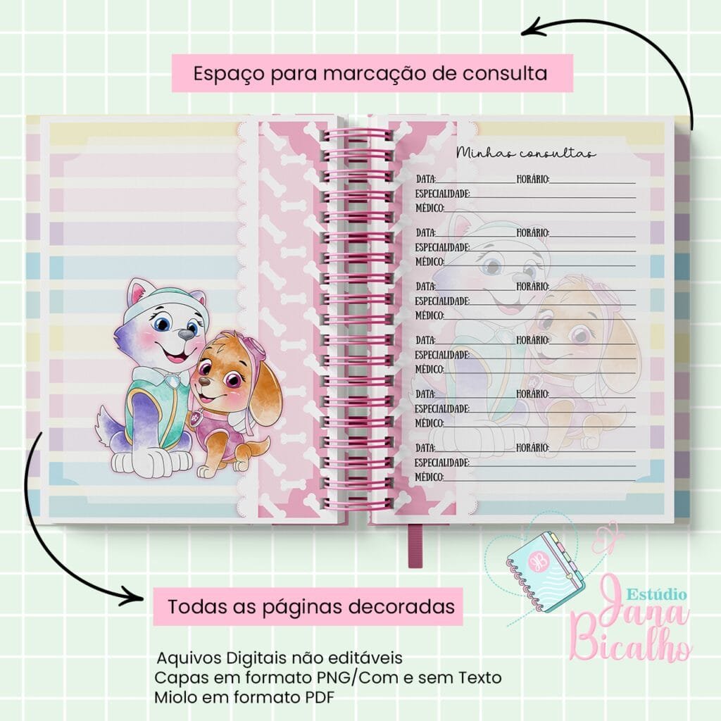4 Kits Maternidade – Moana | Boneca | Patrulha Canina - Imagem 76