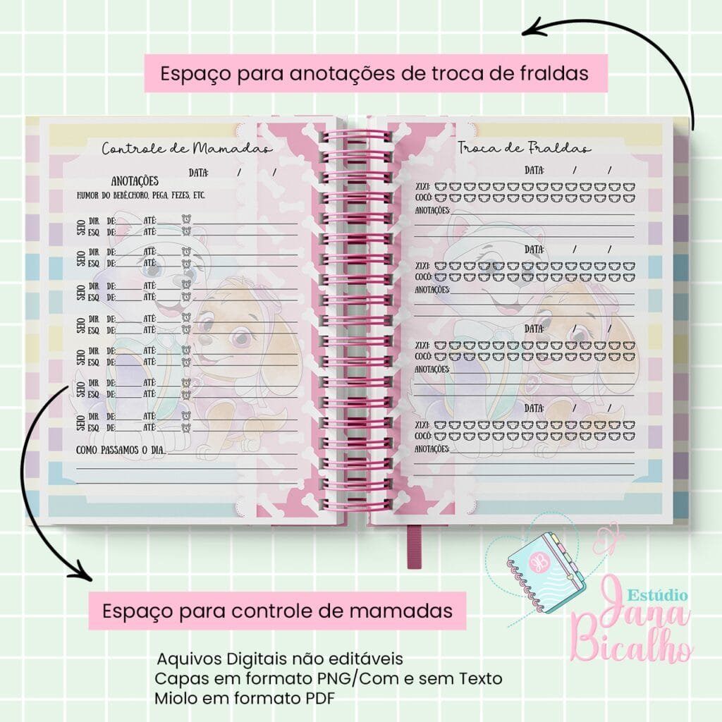 4 Kits Maternidade – Moana | Boneca | Patrulha Canina - Imagem 77