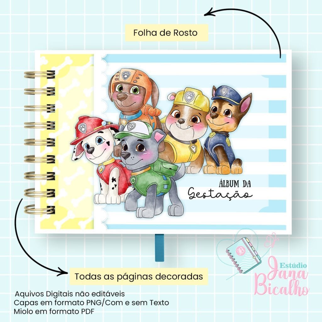 4 Kits Maternidade – Moana | Boneca | Patrulha Canina - Imagem 30