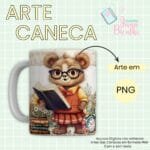 Estampas Canecas Ursinhos Vintage Professores - Imagem 4