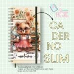 Caderno Slim Professora - Ursinha Vintage - Imagem 2