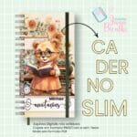 Caderno Slim Professora - Ursinha Vintage - Imagem 3