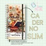Caderno Slim Professora - Ursinha Vintage - Imagem 4