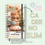 Caderno Slim Professora - Ursinha Vintage - Imagem 9