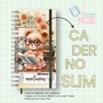 Caderno Slim Professora - Ursinha Vintage - Imagem 10