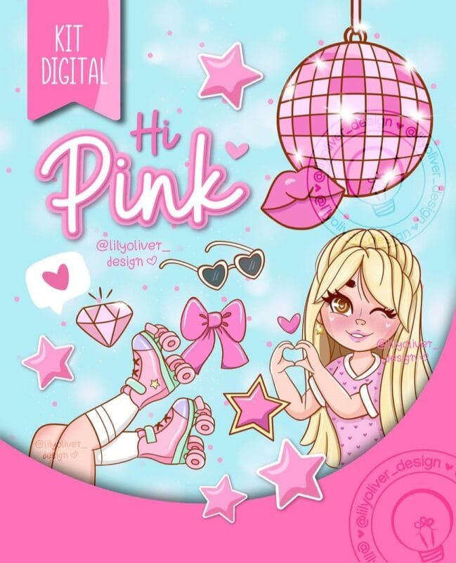 Kit Digital - Hi Pink - Nick Design