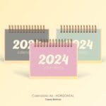 COMBO - Calendários de Mesa Lettering 2024 (Pocket | A6 | Mini | Display | Parede) - Imagem 15