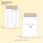 COMBO - Calendários de Mesa Lettering 2024 (Pocket | A6 | Mini | Display | Parede) - Imagem 5