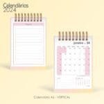COMBO - Calendários de Mesa Lettering 2024 (Pocket | A6 | Mini | Display | Parede) - Imagem 7