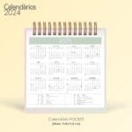 COMBO - Calendários de Mesa Lettering 2024 (Pocket | A6 | Mini | Display | Parede) - Imagem 25