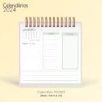 COMBO - Calendários de Mesa Lettering 2024 (Pocket | A6 | Mini | Display | Parede) - Imagem 26