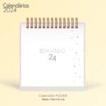 COMBO - Calendários de Mesa Lettering 2024 (Pocket | A6 | Mini | Display | Parede) - Imagem 27