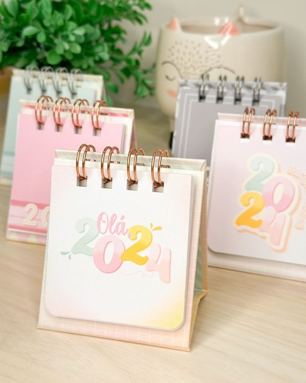 COMBO - Calendários de Mesa Lettering 2024 (Pocket | A6 | Mini | Display | Parede) - Imagem 20